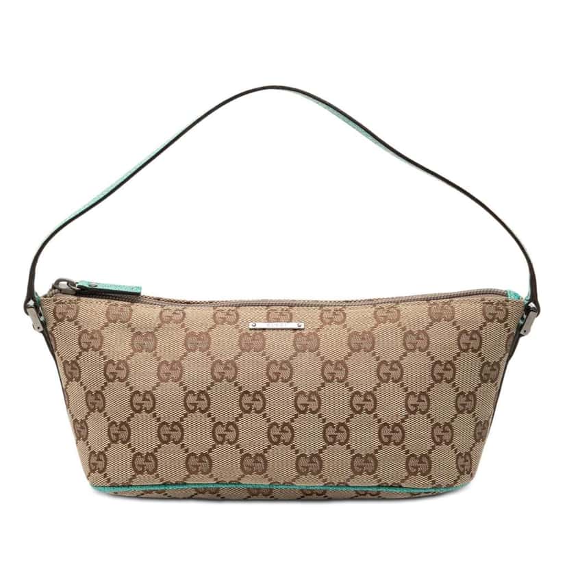 Gucci GG Canvas Boat Brown Canvas Good condition - Front View