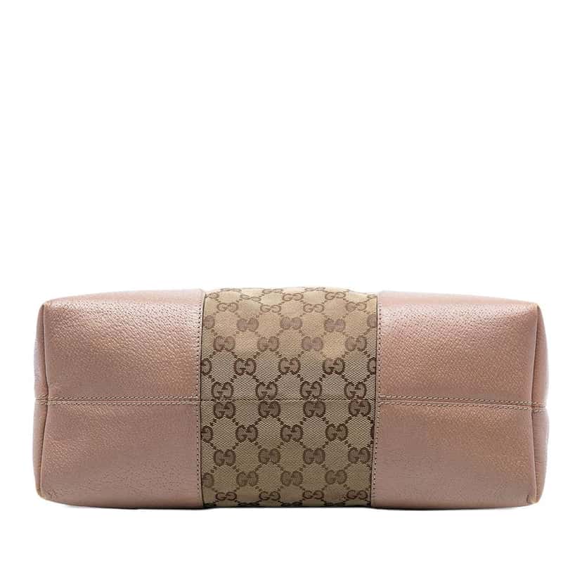 Gucci Medium GG Canvas Bree Dome Tote Brown Canvas Very good condition - Inside View