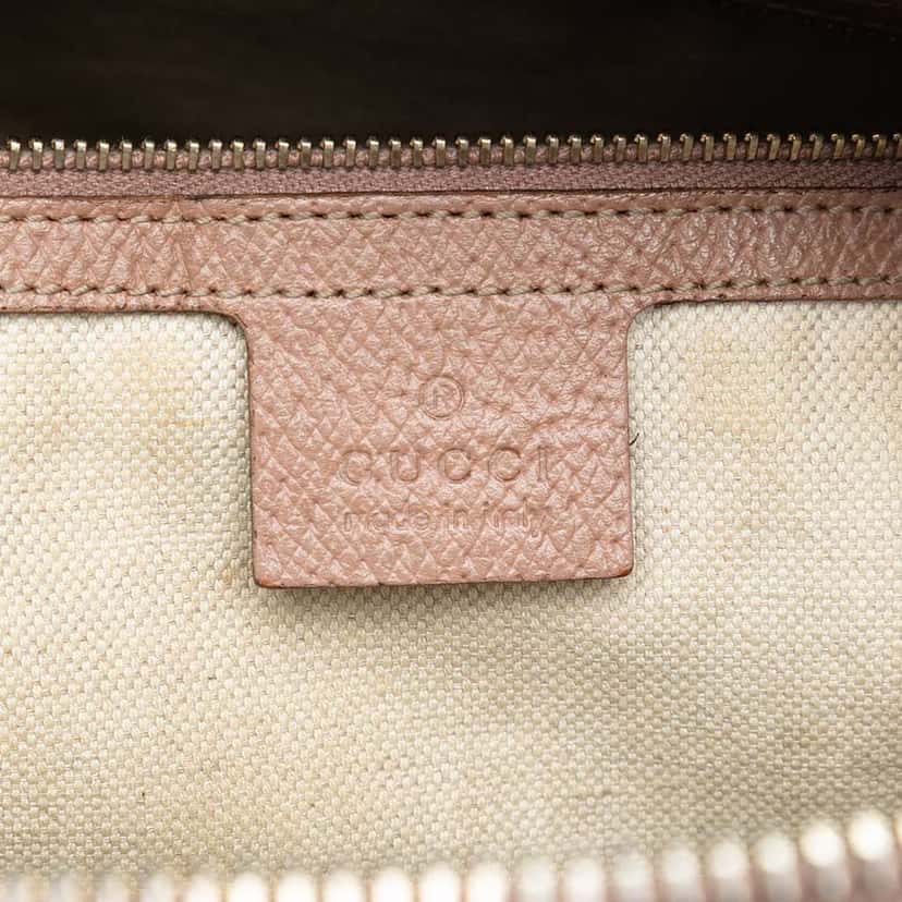 Gucci Medium GG Canvas Bree Dome Tote Brown Canvas Very good condition - Box View