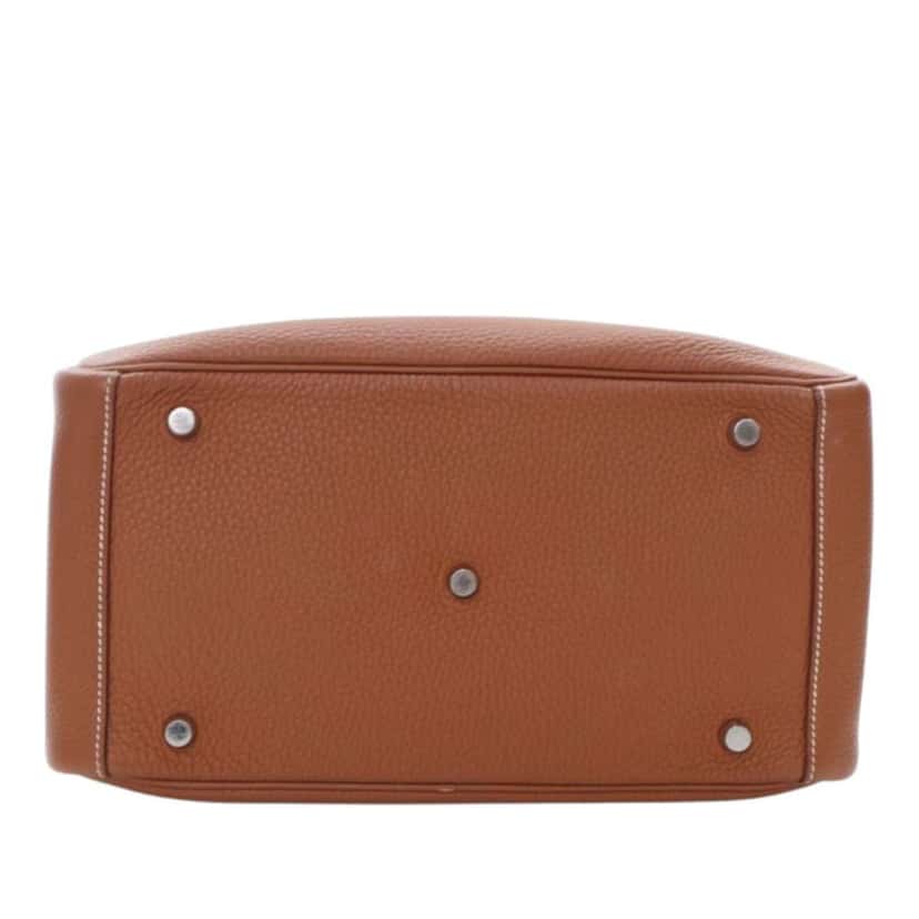 Hermès Clemence Lindy 26 Brown Leather Good condition - Box View