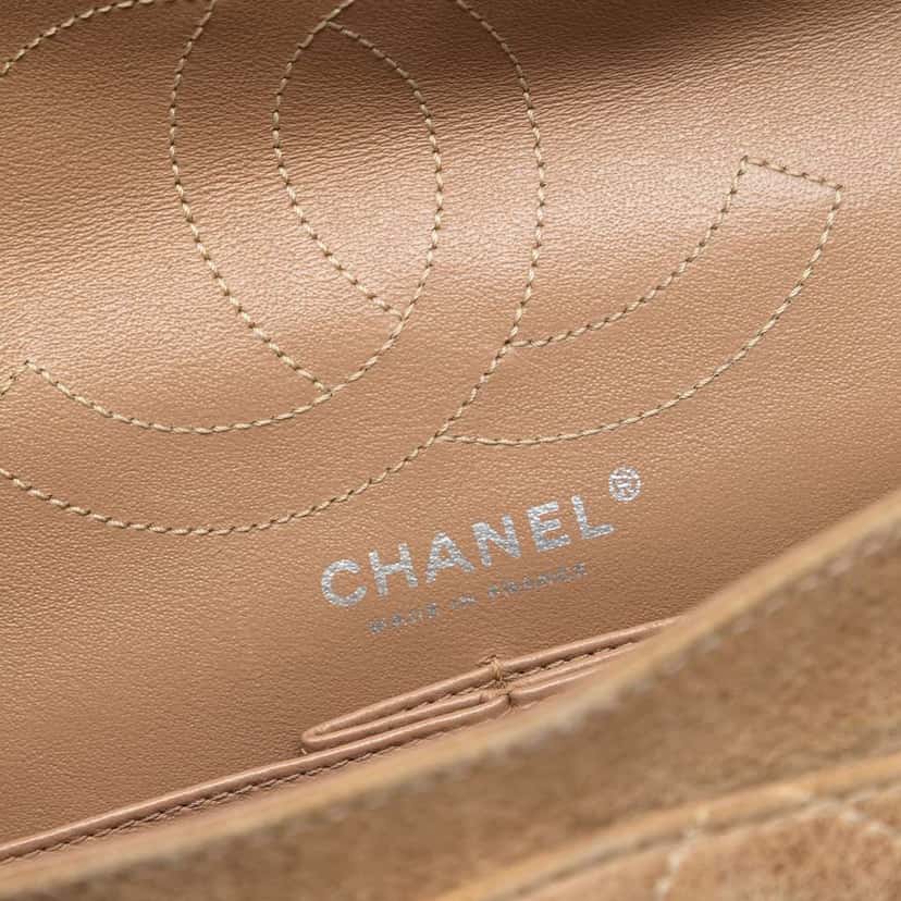 Chanel Reissue 2.55 Aged Metallic Calfskin Double Flap 227 Brown Leather Good condition - Box View