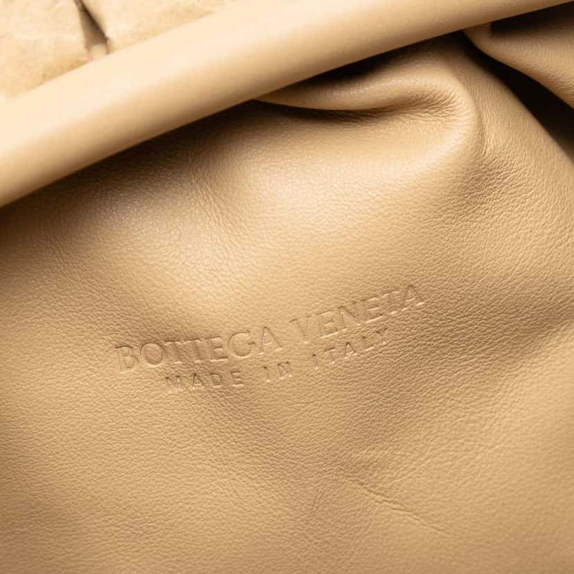 Bottega Veneta Kraft Paper The Pouch Brown Polyester Good condition - Box View