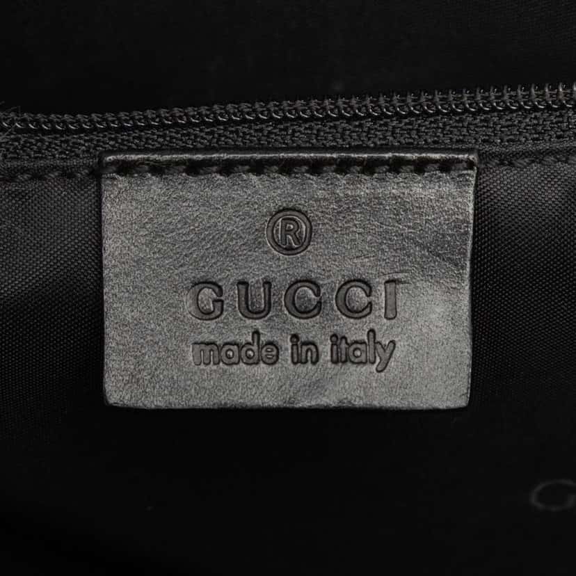 Gucci Calfskin Jackie Handbag Black Leather Very good condition - Box View