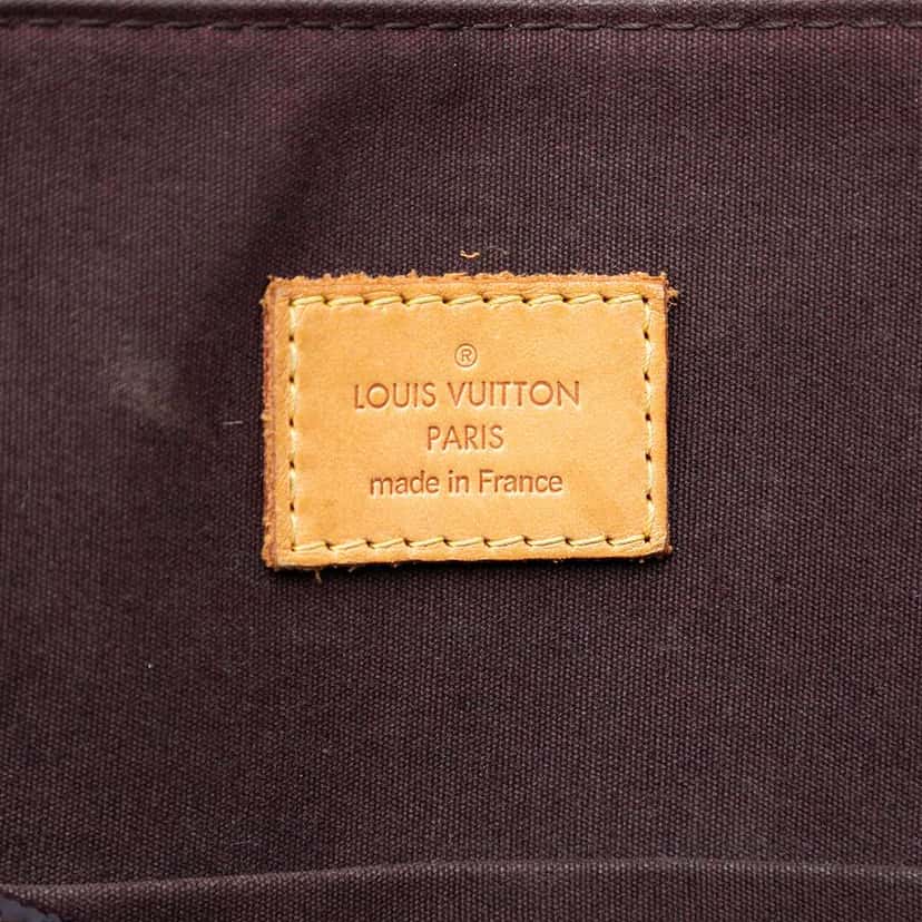 Louis Vuitton Monogram Vernis Alma GM Purple Leather Good condition - Box View