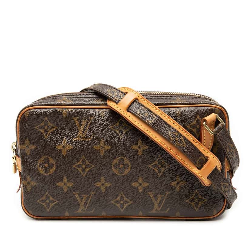 Louis Vuitton Monogram Pochette Marly Bandouliere Brown Good condition - Front View