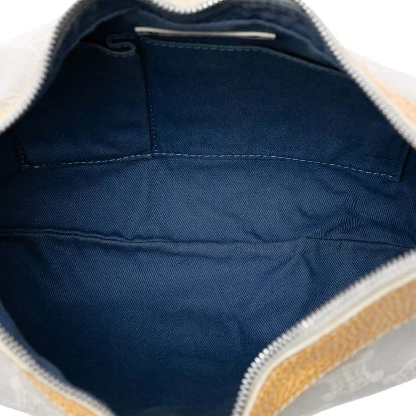 Celine Macadam Denim Shoulder Bag Brown Denim Very good condition - Model View