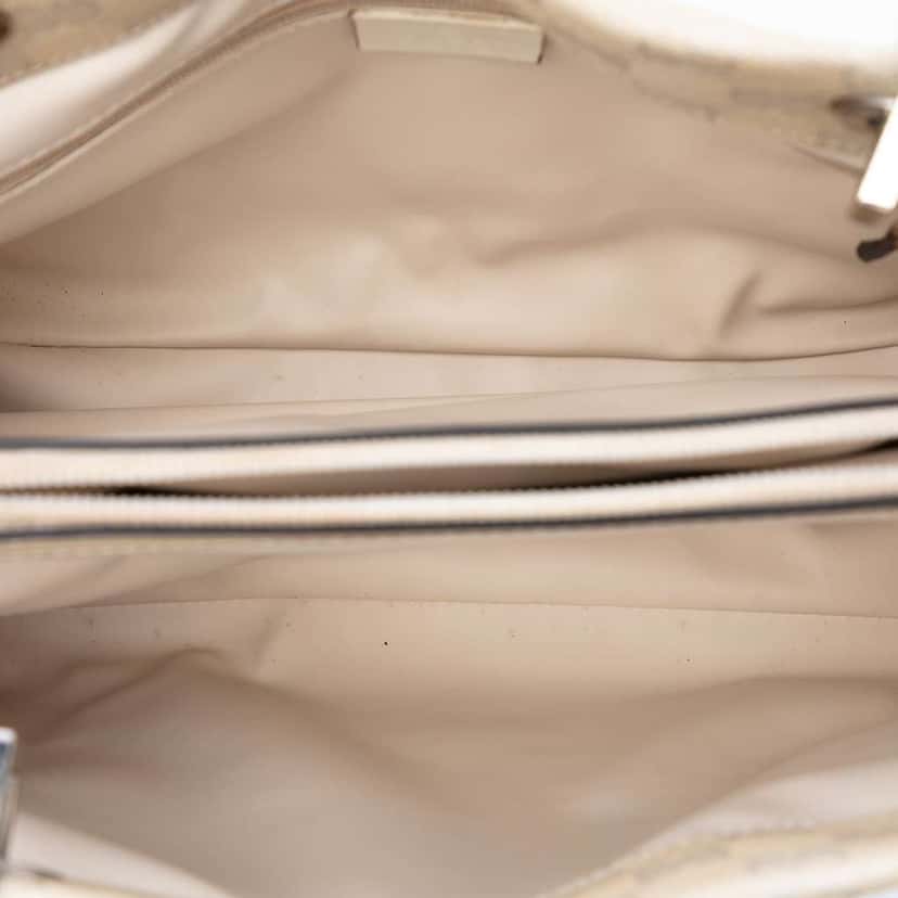 Gucci GG Canvas Bamboo Satchel Brown Canvas Very good condition - Model View