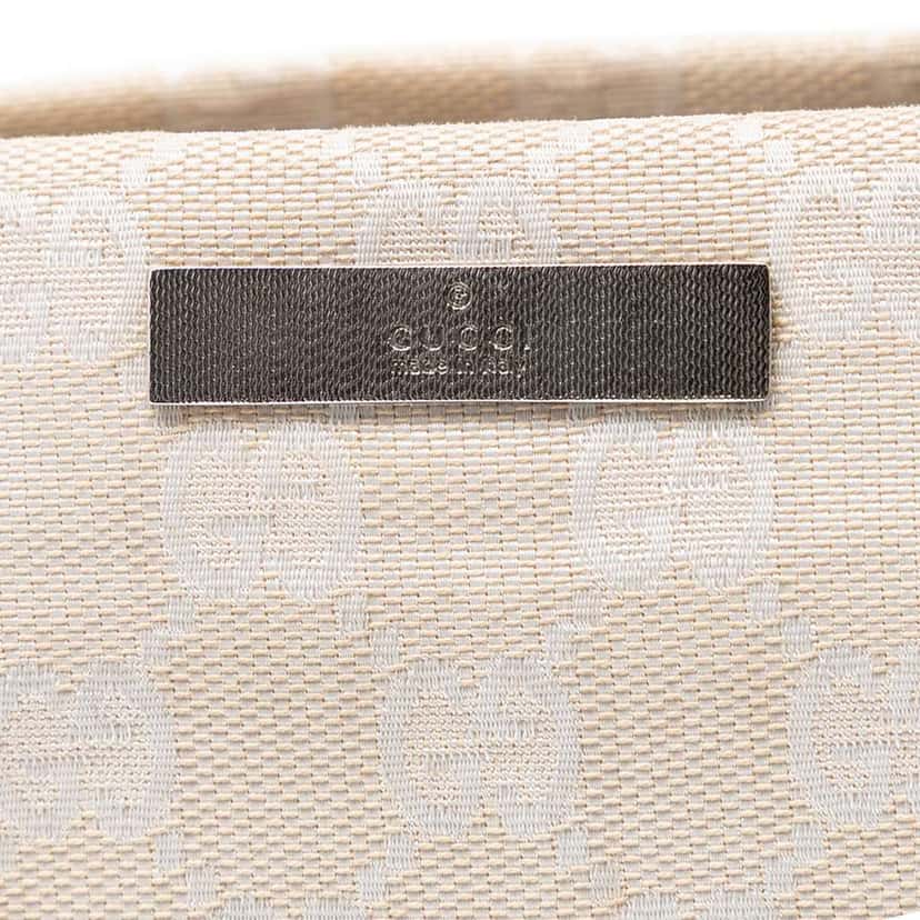 Gucci GG Canvas Bamboo Satchel Brown Canvas Very good condition - Box View