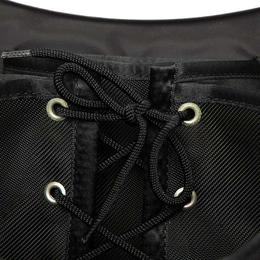 Chanel Printed Canvas Millennium 2005 Hard Case Hip Bag Black Canvas Good condition - Box View