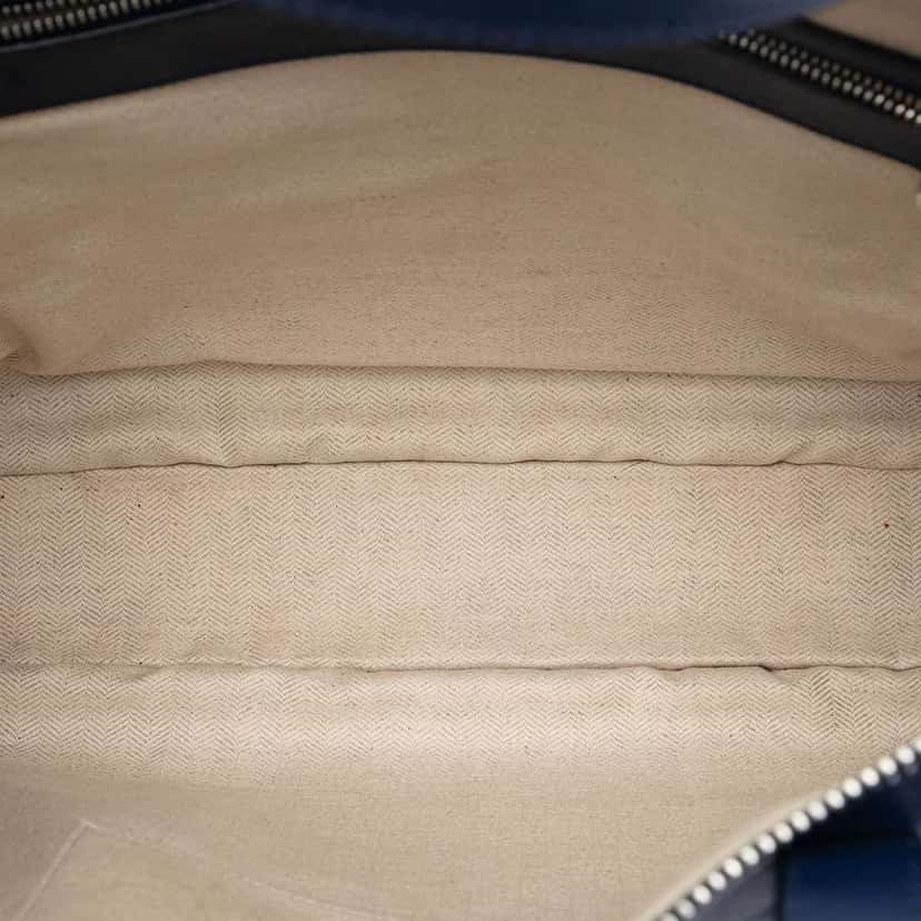 Loewe Leather Anagram Toledo Briefcase Blue Leather Good condition - Model View