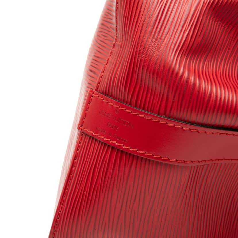 Louis Vuitton Epi Petit Noe Red Leather Very good condition - Box View