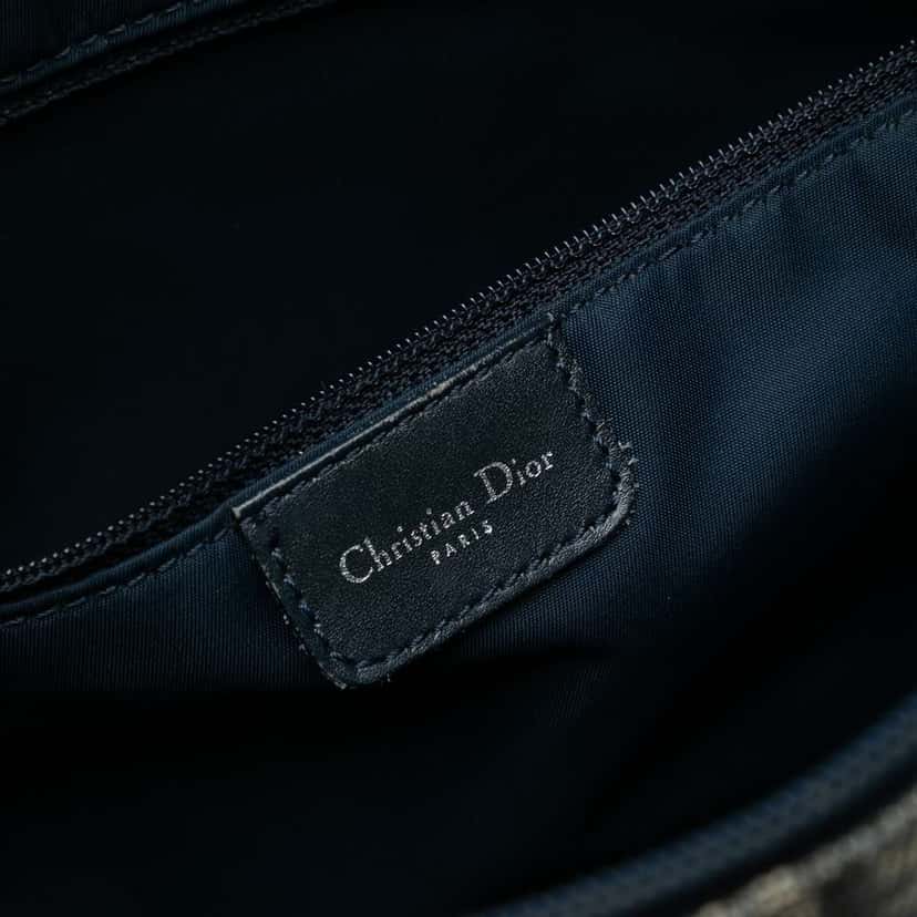 Dior Diorissimo Trotter Canvas Crossbody Blue Canvas Good condition - Box View