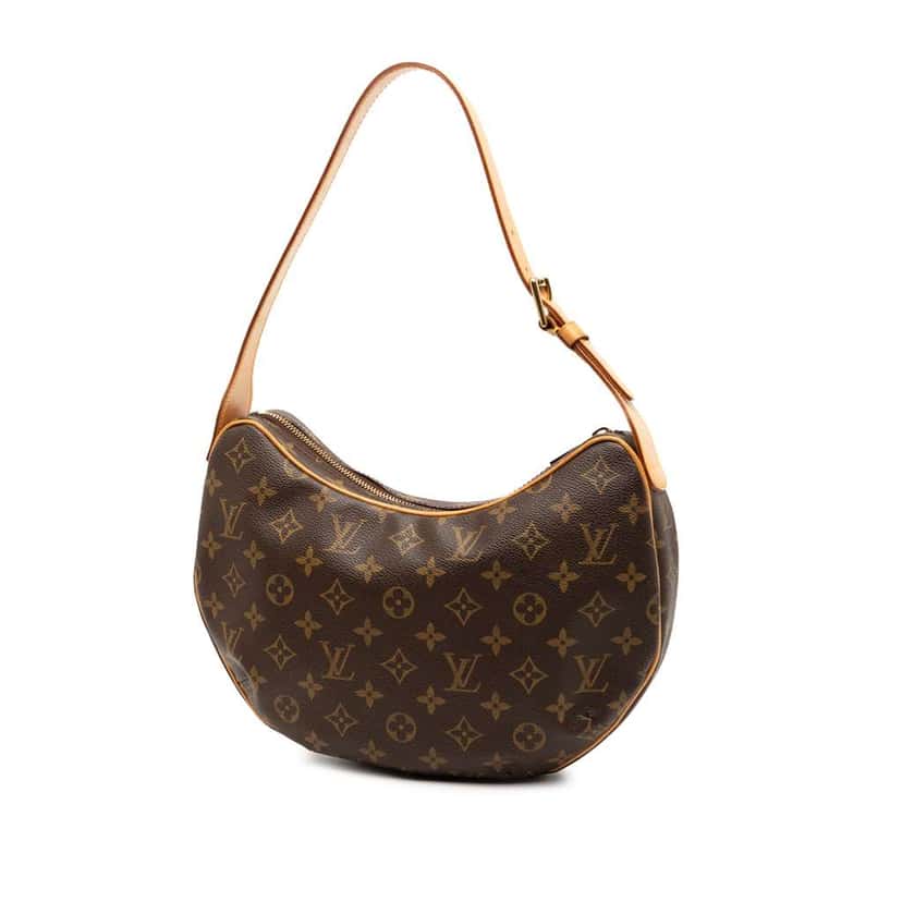 Louis Vuitton Monogram Croissant MM Brown Very good condition - Back View