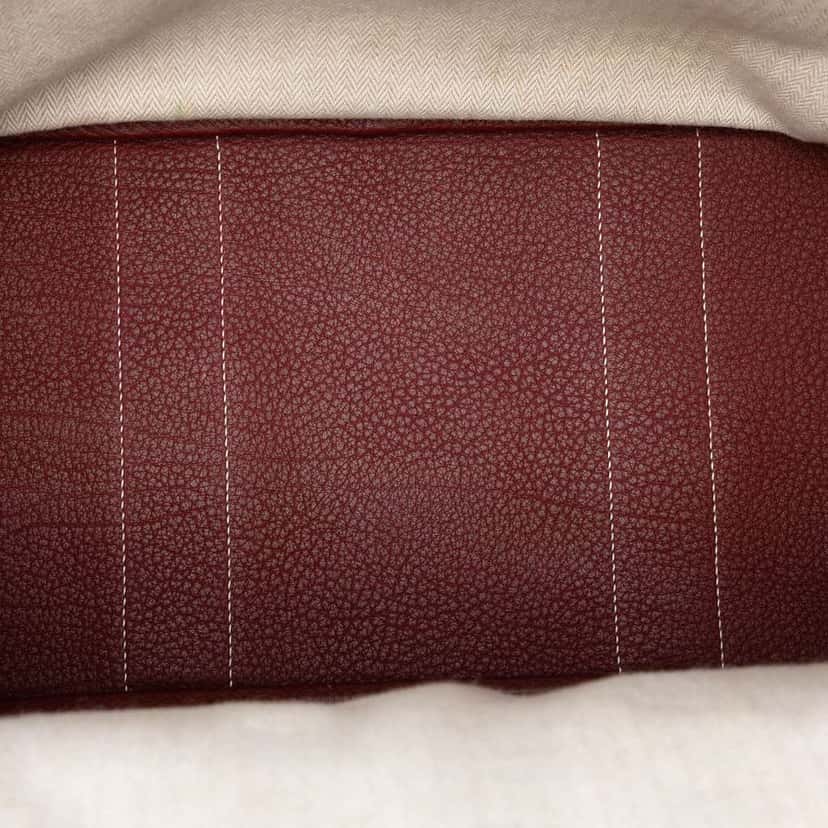 Hermès Negonda Garden Party 36 Red Leather Good condition - Model View