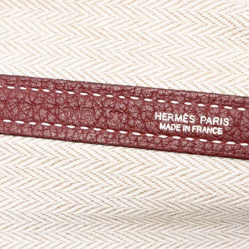 Hermès Negonda Garden Party 36 Red Leather Good condition - Box View