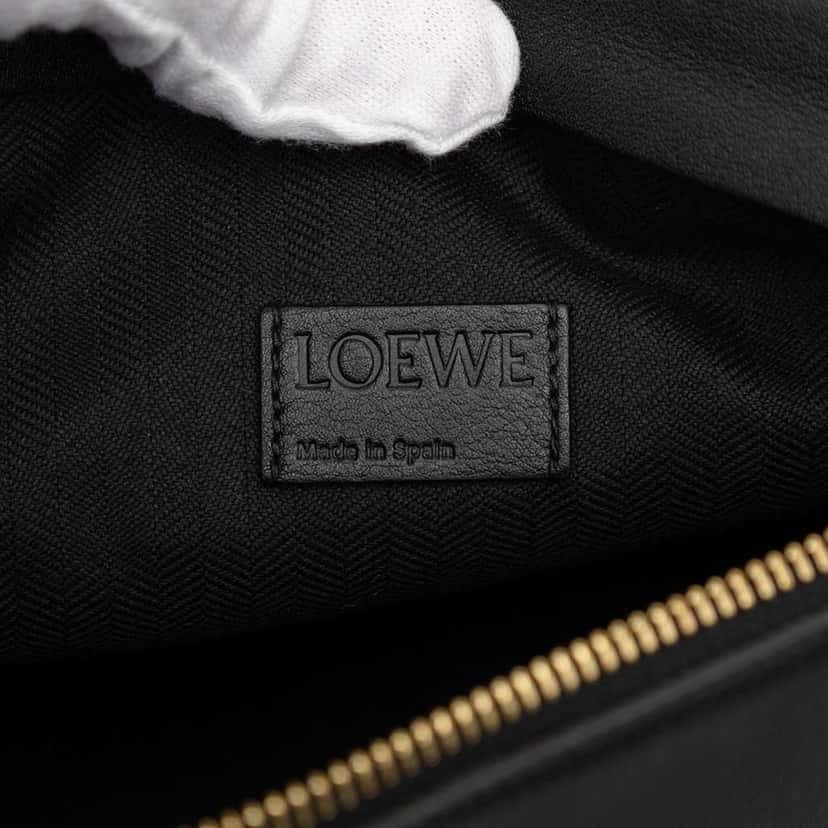 Loewe Calfskin Anagram See U Later T Pouch Black Leather Very good condition - Box View