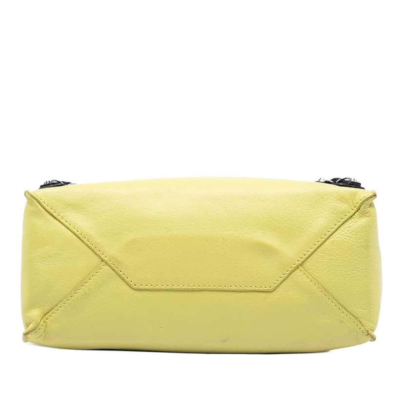 Balenciaga Mini Bicolor Leather Papier A4 Zip Around Tote Yellow Leather Very good condition - Inside View