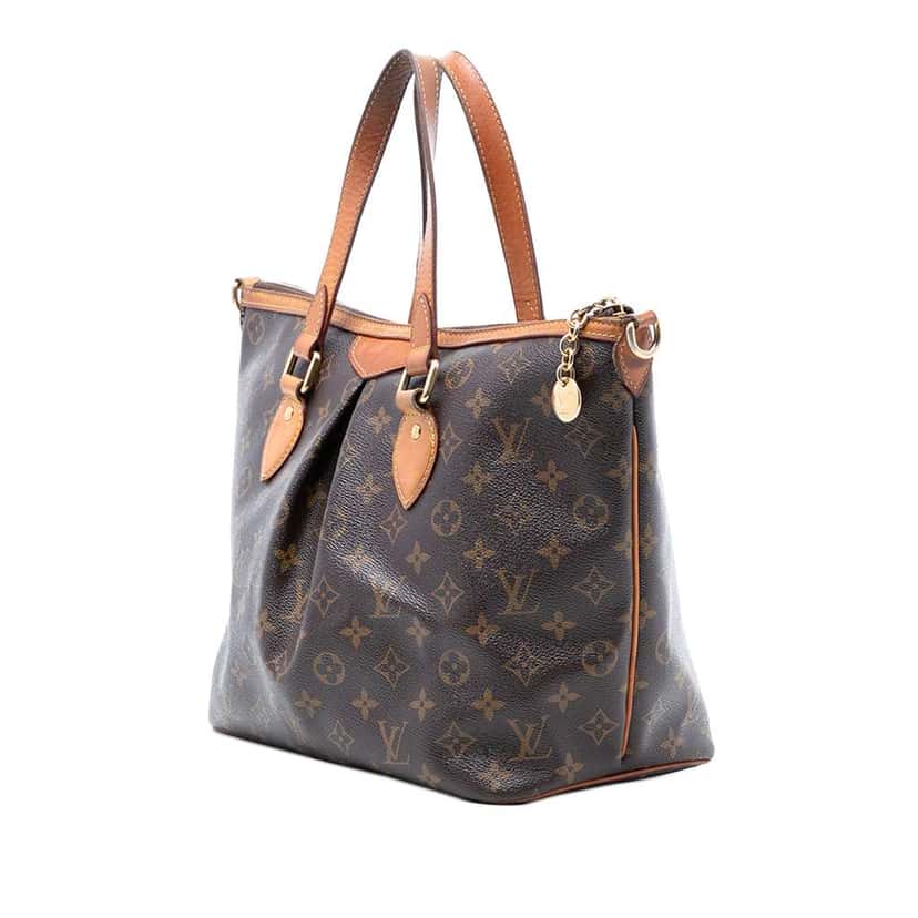 Louis Vuitton Monogram Palermo PM Brown Good condition - Back View