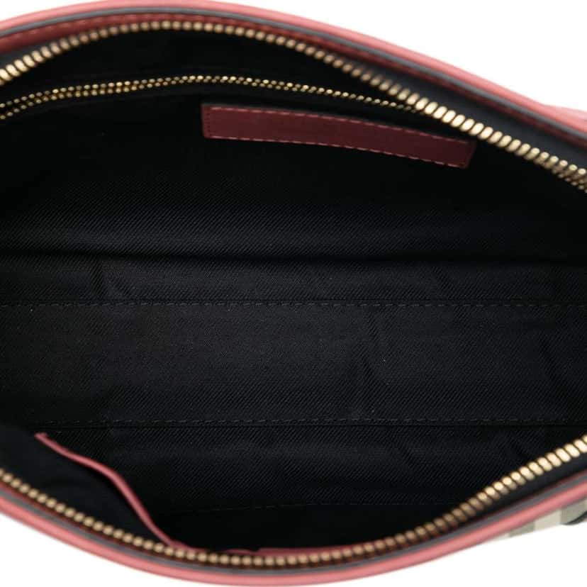 Burberry Small Horseferry Check Coated Canvas Chichester Crossbody Brown Canvas Very good condition - Model View