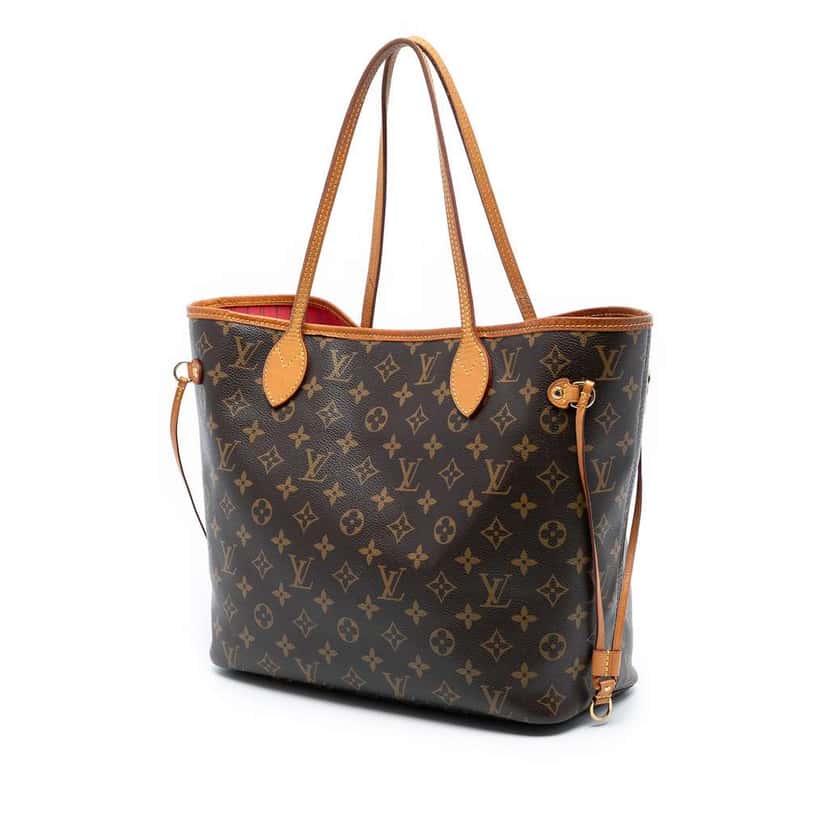 Louis Vuitton Monogram V Neverfull MM Brown Very good condition - Back View