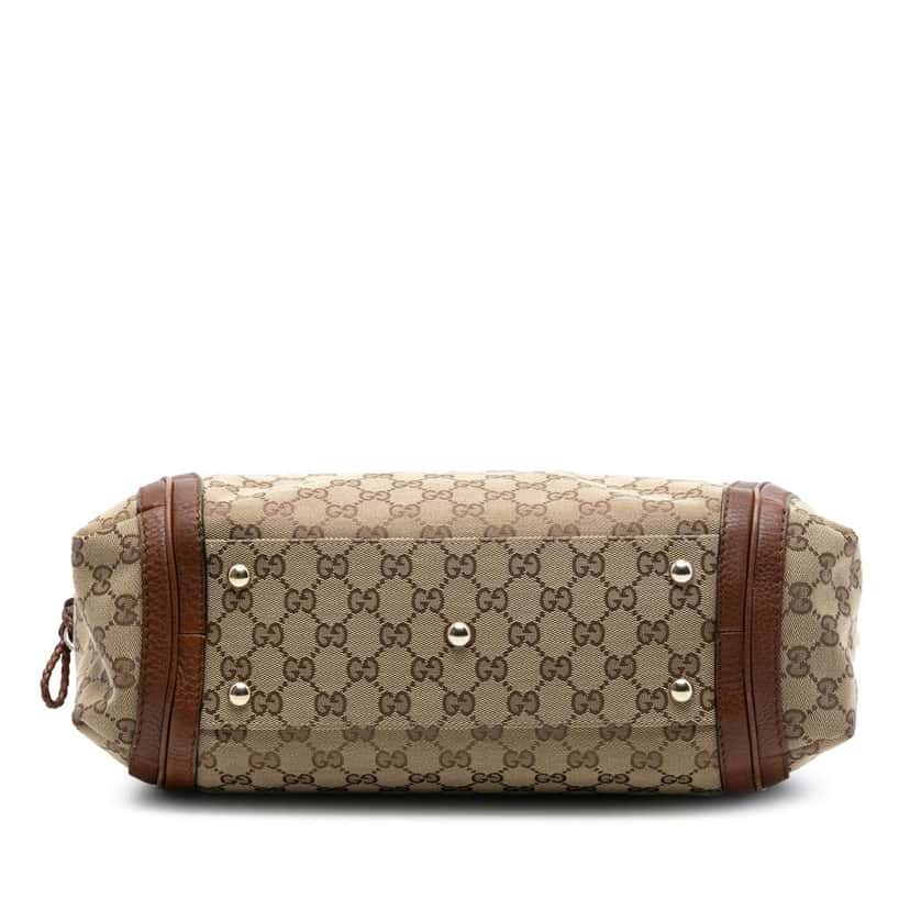 Gucci GG Canvas Bella Tote Brown Canvas Good condition - Inside View