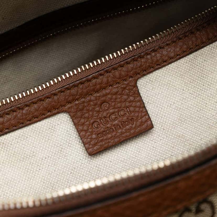 Gucci GG Canvas Bella Tote Brown Canvas Good condition - Box View