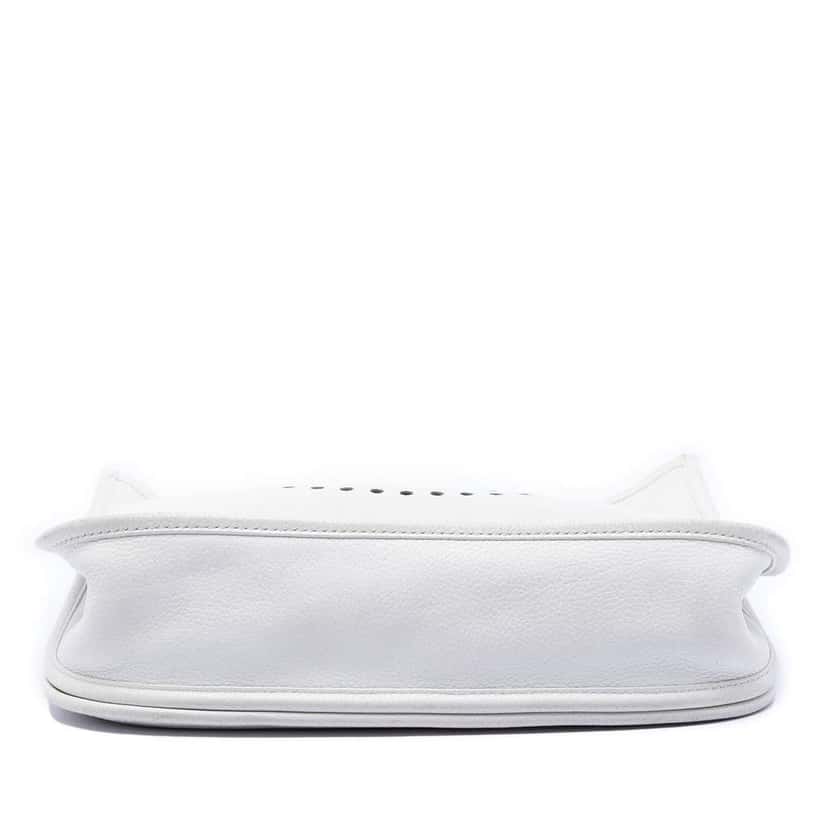 Hermès Clemence Evelyne III 29 White Leather Good condition - Inside View