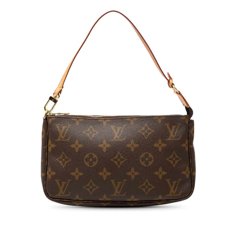 Louis Vuitton Monogram Pochette Accessoires Brown Good condition - Front View