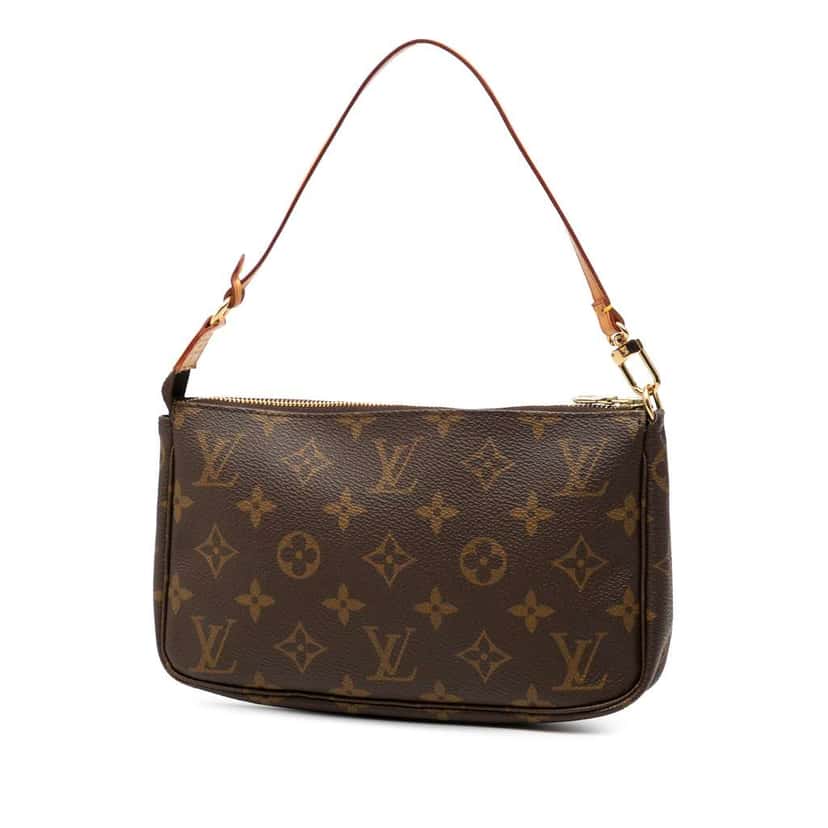 Louis Vuitton Monogram Pochette Accessoires Brown Good condition - Back View