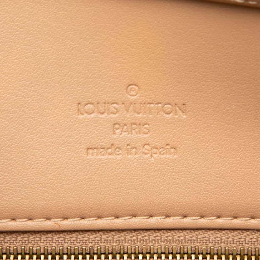 Louis Vuitton Monogram Vernis Houston Brown Leather Very good condition - Box View