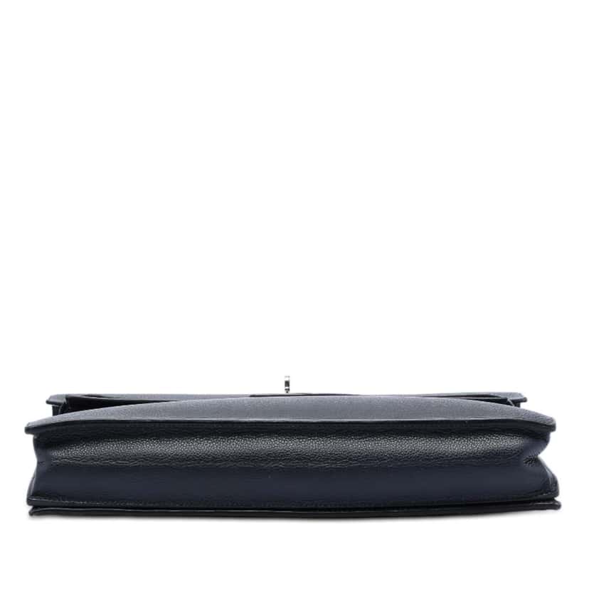 Hermès Togo Kelly Depeches 38 Black Leather Good condition - Inside View