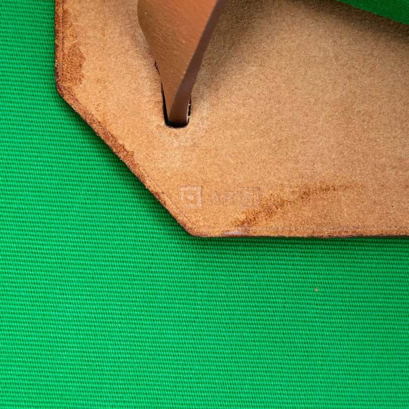 Hermès Toile Herbag Zip 31 Green Canvas Good condition - Box View