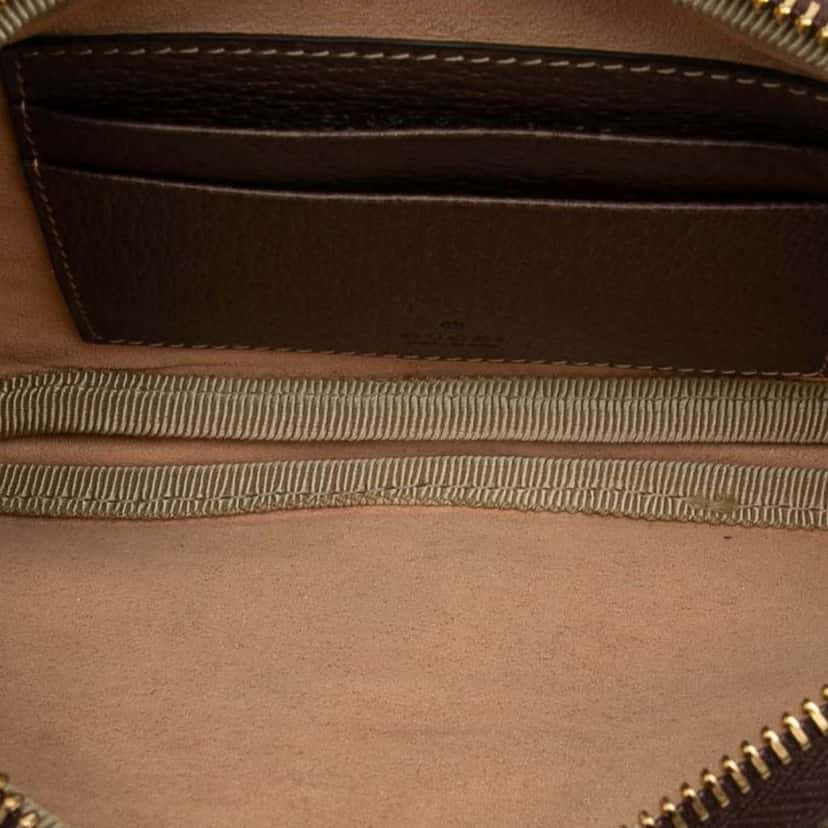Gucci Small GG Supreme Web Ophidia Belt Bag Brown Canvas Very good condition - Model View