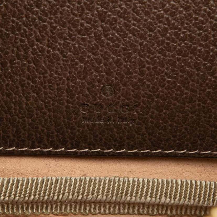 Gucci Small GG Supreme Web Ophidia Belt Bag Brown Canvas Very good condition - Box View