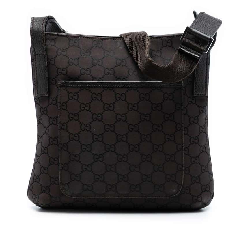 Gucci GG Canvas Crossbody Brown Canvas Good condition - Front View