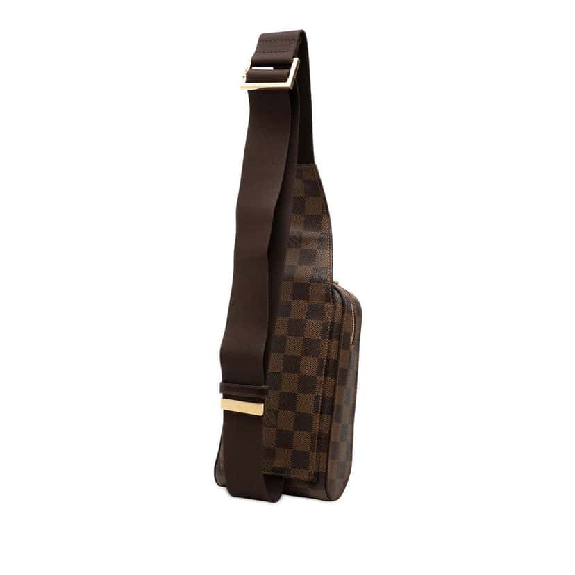 Louis Vuitton Damier Ebene Geronimos Brown Good condition - Back View