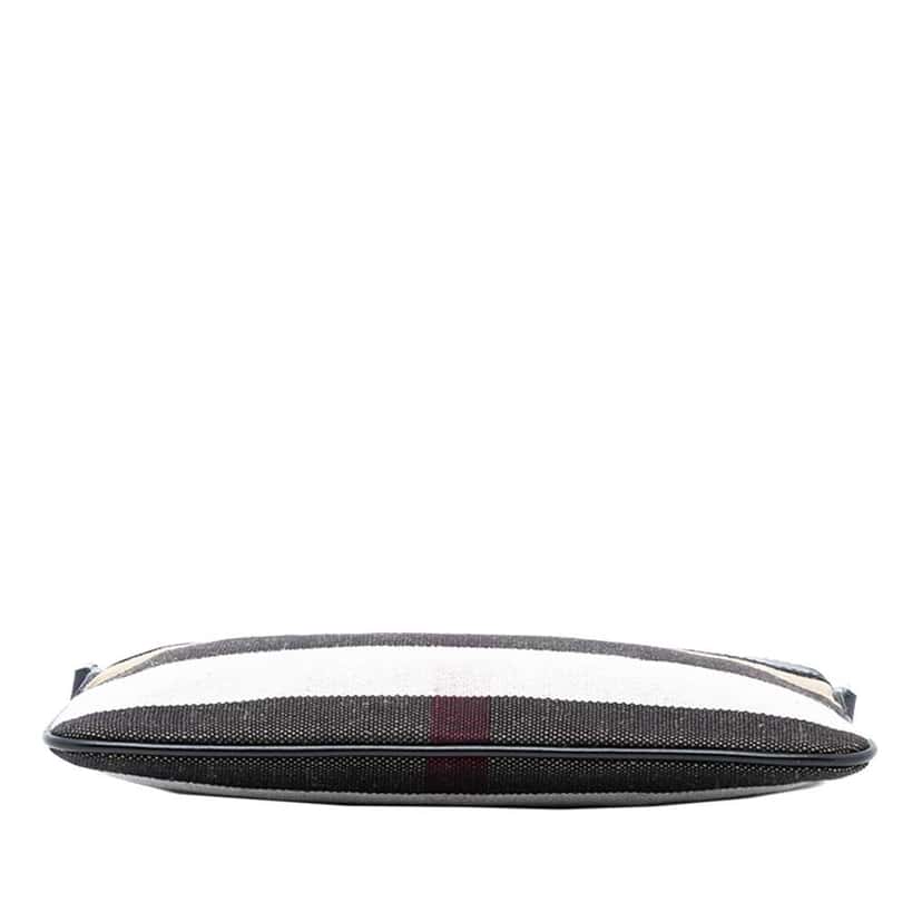 Burberry Mega Check Canvas Peyton Crossbody Brown Canvas Very good condition - Inside View