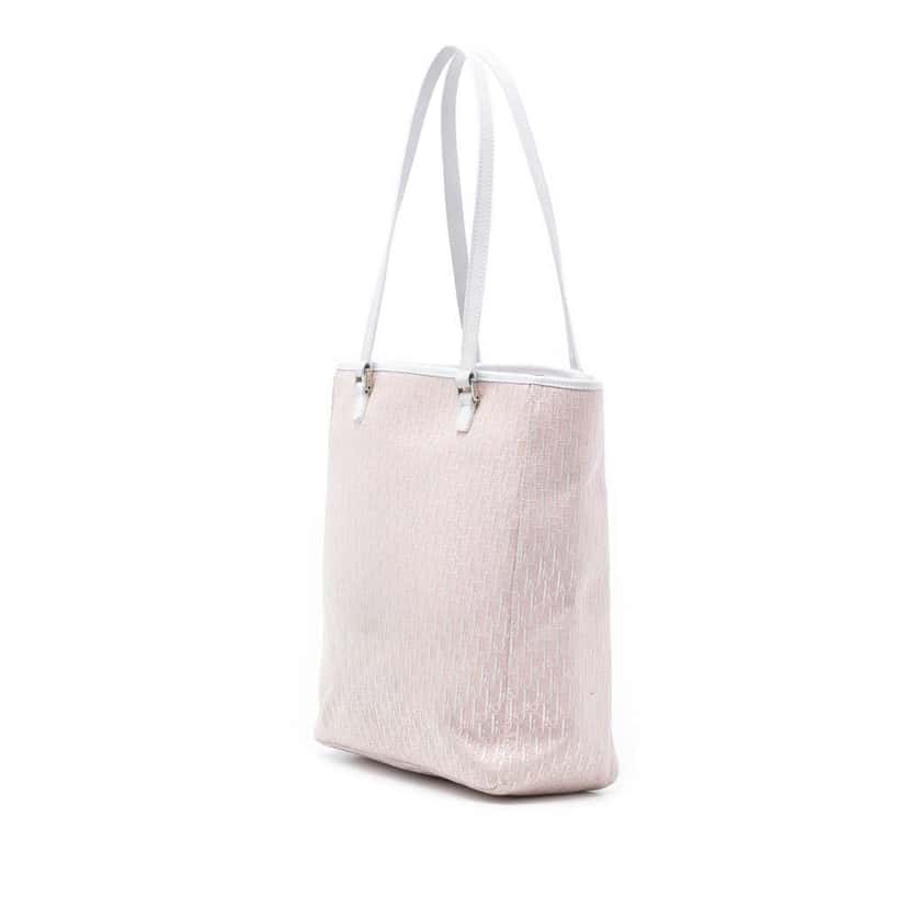 Dior Diorissimo Trotter Canvas Tote Pink Canvas Very good condition - Back View