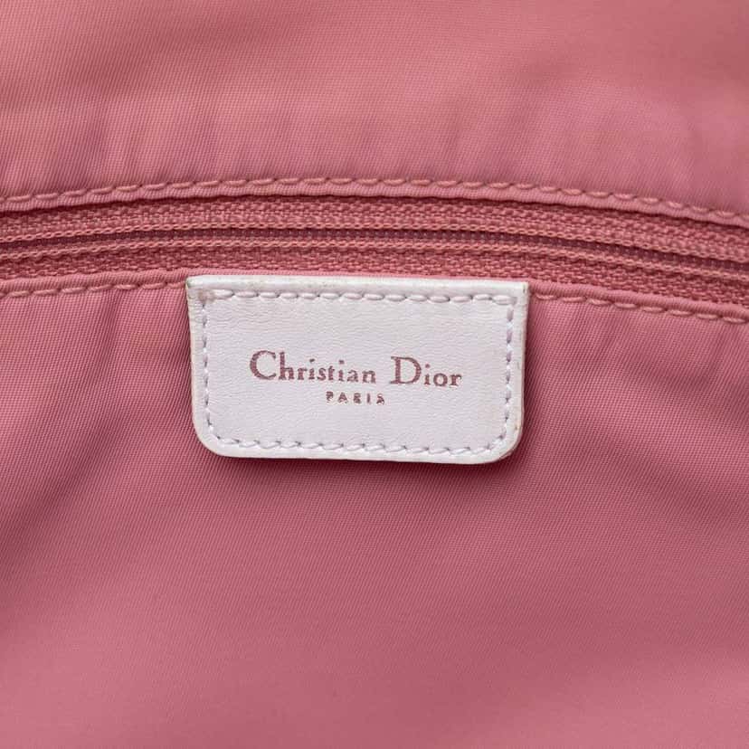 Dior Diorissimo Trotter Canvas Tote Pink Canvas Very good condition - Box View