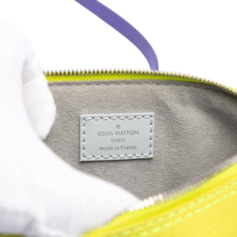 Louis Vuitton Epi Tricolor Nano Alma Yellow Leather Very good condition - Box View