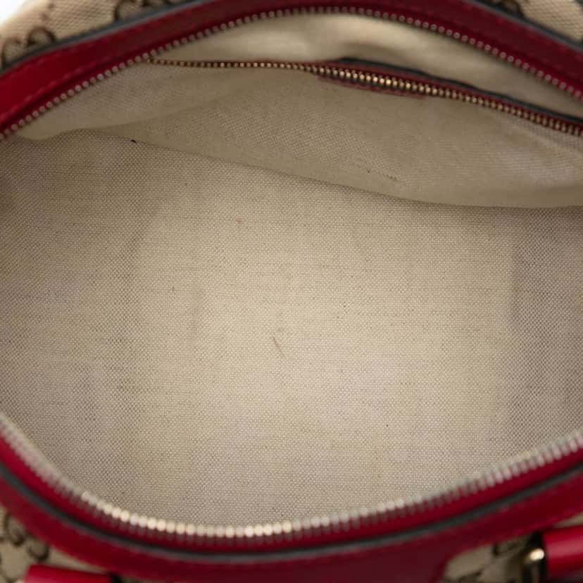 Gucci Medium GG Canvas Joy Boston Bag Brown Canvas Very good condition - Model View