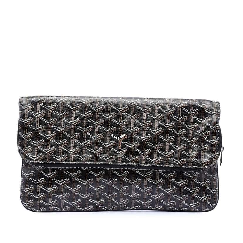 Goyard Goyardine Sainte Marie MM Black Canvas Very good condition - Front View