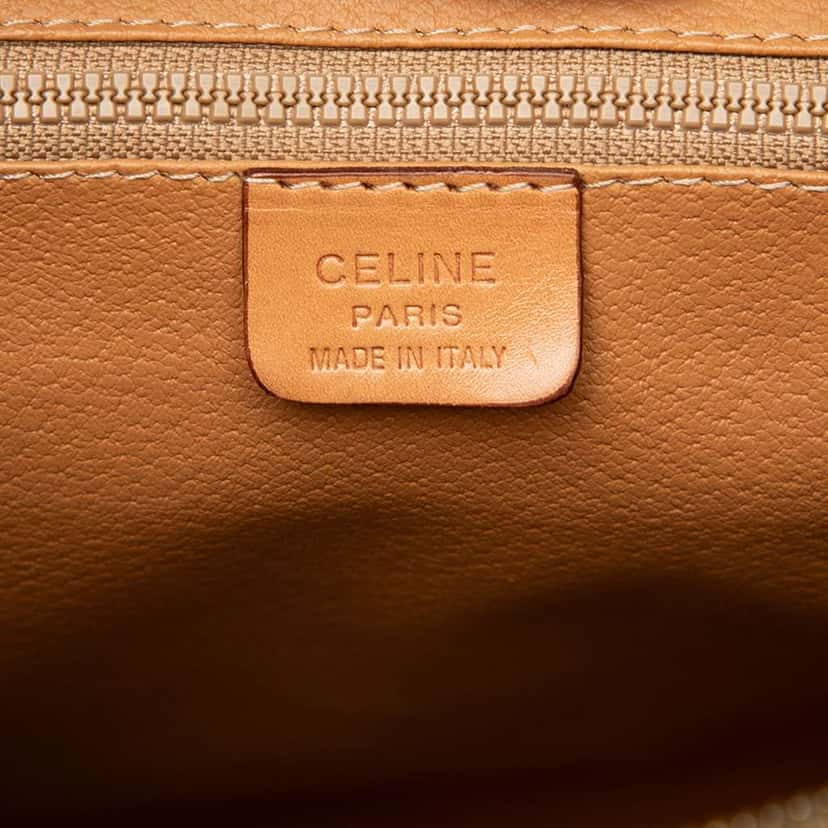 Celine Macadam Coated Canvas Handbag Brown Canvas Good condition - Box View