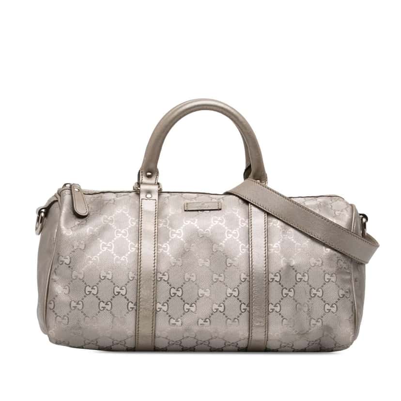 Gucci GG Imprime Joy Boston Gold Canvas Good condition - Front View