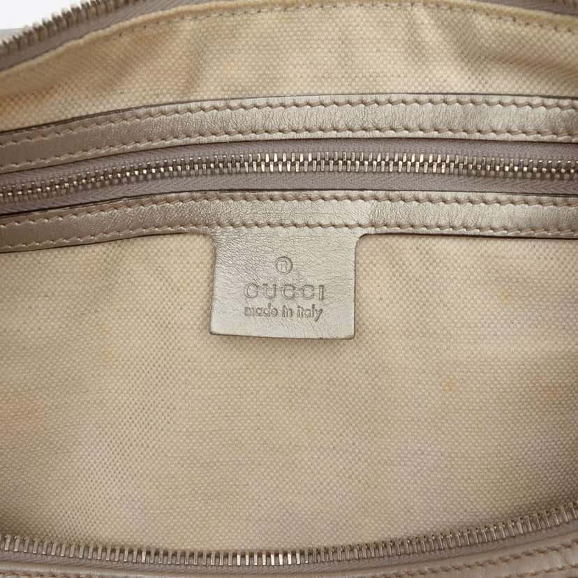 Gucci GG Imprime Joy Boston Gold Canvas Good condition - Box View