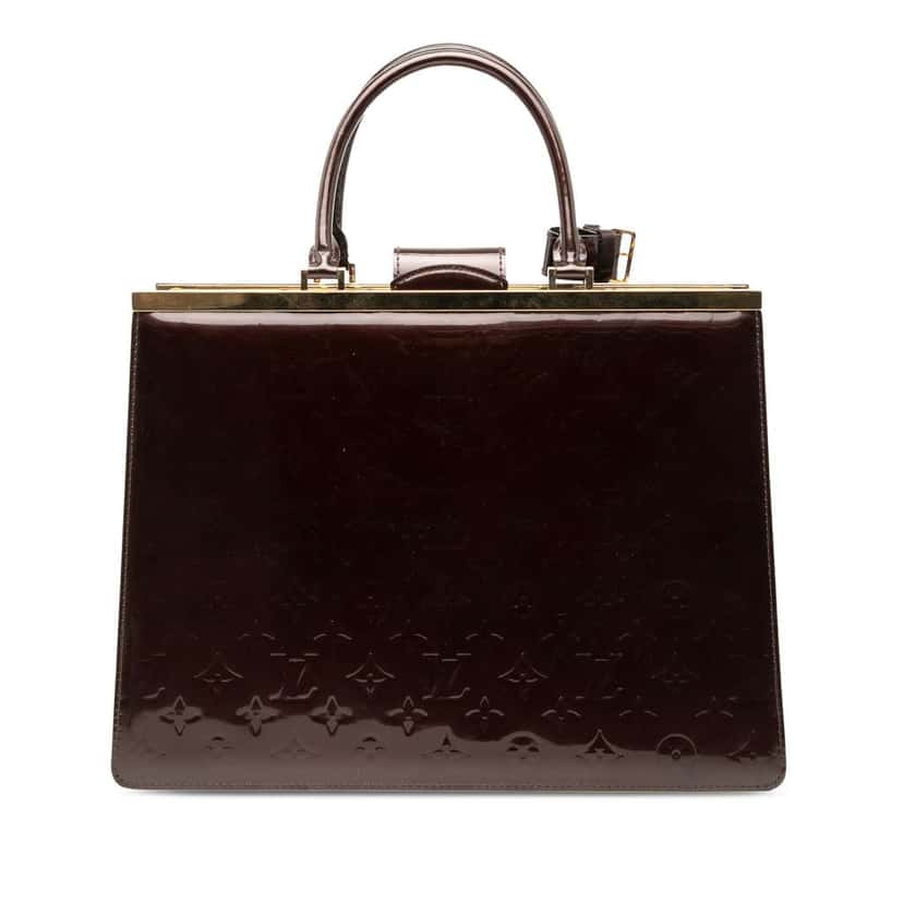 Louis Vuitton Monogram Vernis Deesse GM Purple Leather Good condition - Front View