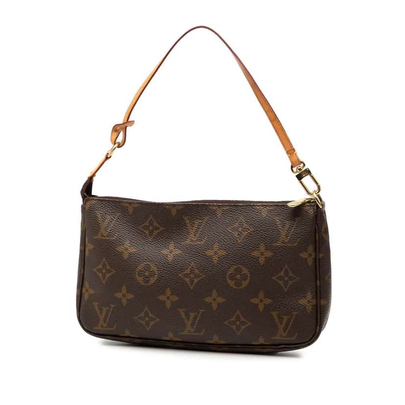 Louis Vuitton Monogram Pochette Accessoires Brown Good condition - Back View