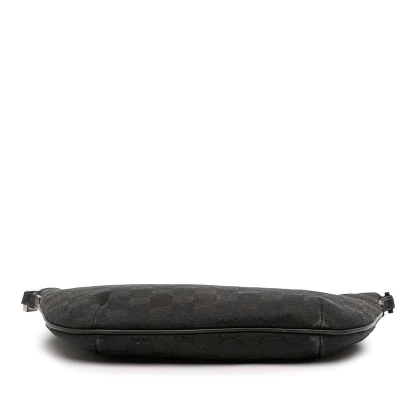 Gucci GG Canvas Shoulder Bag Black Canvas Fair condition - Inside View
