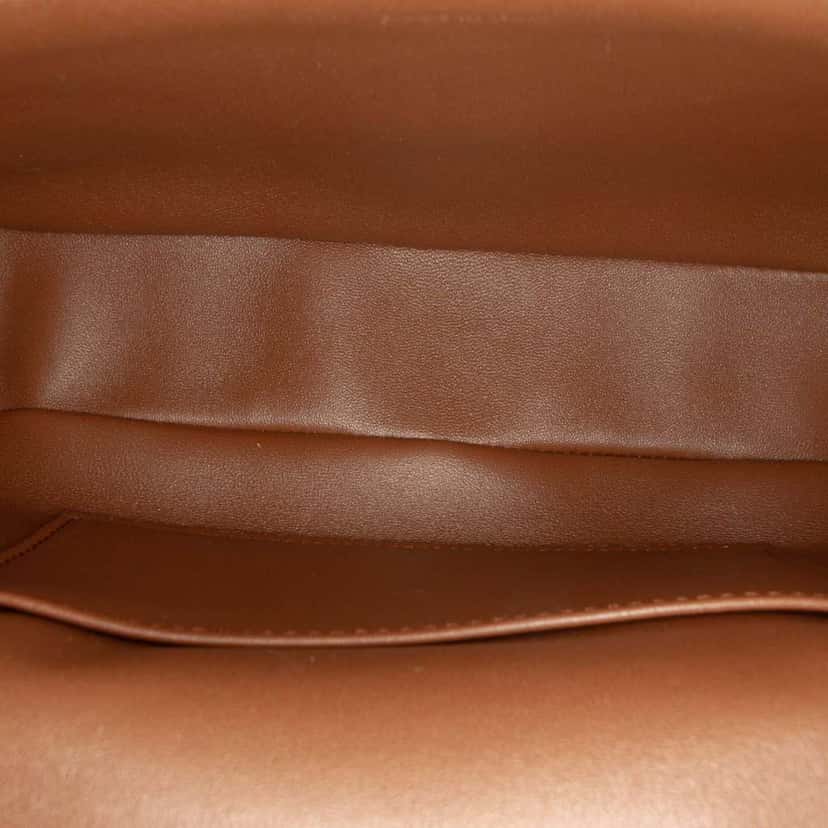 Celine Suede Monochrome Shoulder Bag Brown Leather Very good condition - Model View