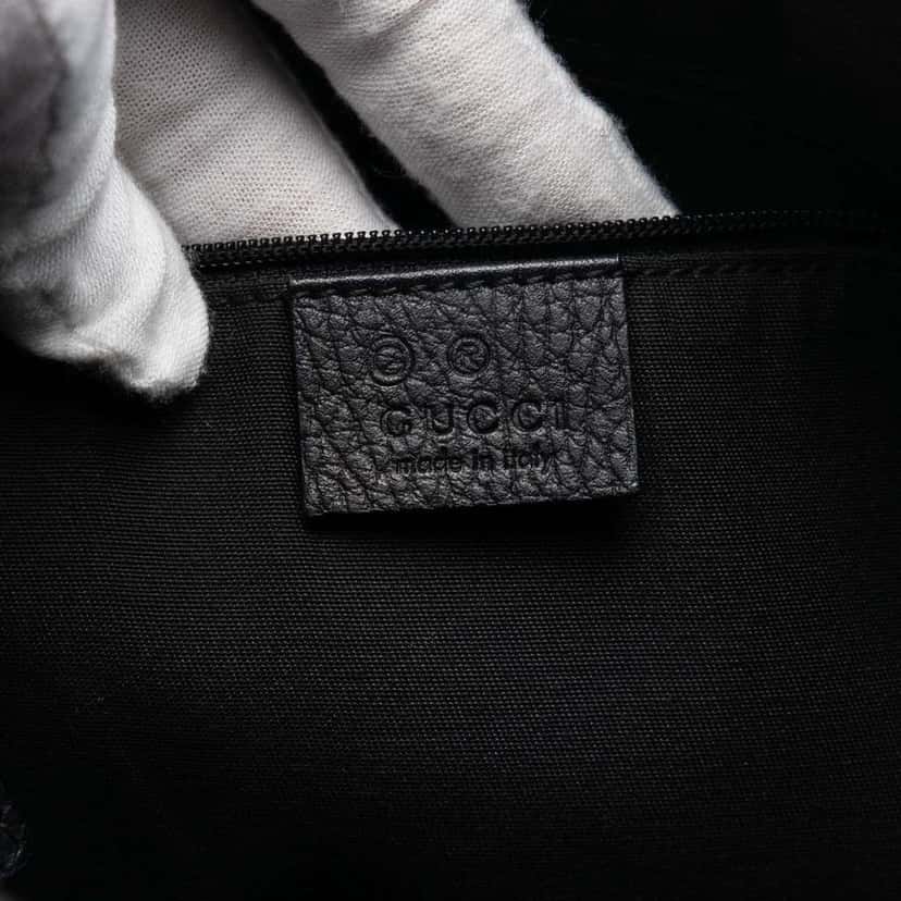 Gucci GG Nylon Abbey D Ring Tote Black Good condition - Box View